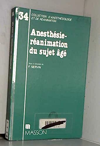 Anesthésie-réanimation du sujet âgé book