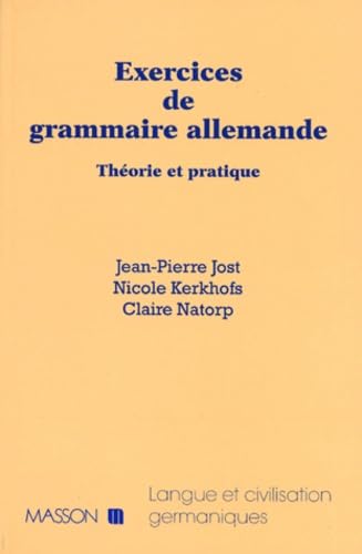 Exercices De Grammaire Allemande. Theorie Et Pratique Books