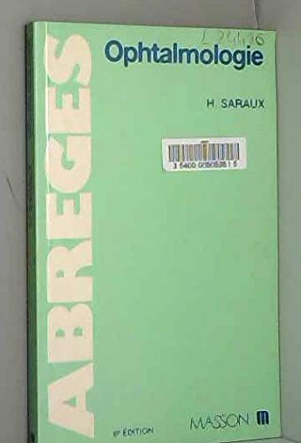 Ophtalmologie. 6eme Edition 1995 book