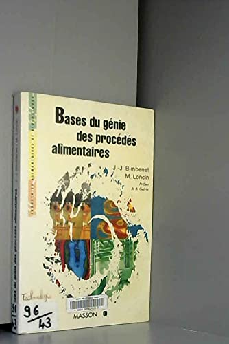 Bases du génie des procédés alimentaires Books