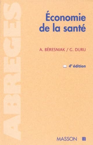 Economie De La Sante. 4eme Edition Books