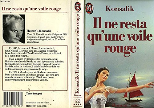 Il ne resta qu'une voile rouge book
