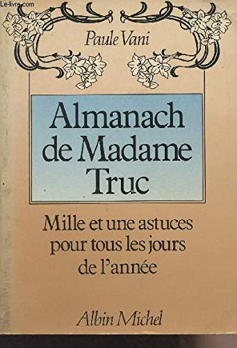 Almanach de Madame Truc Books