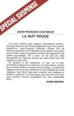 La Nuit rouge Contemporary literature
