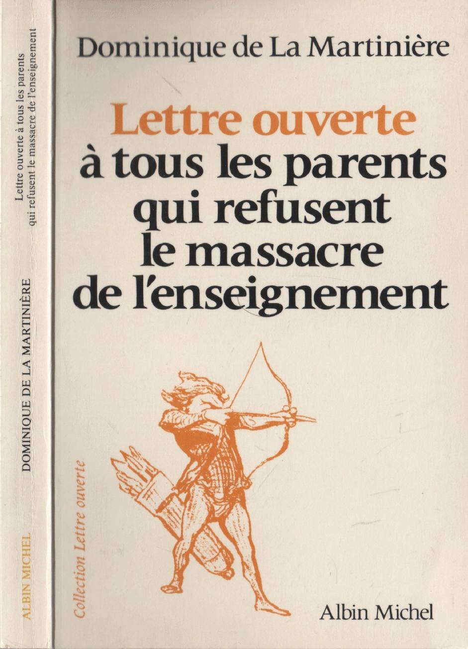 Lettre ouverte à tous les parents qui refusent le massacre de l'enseignement Books