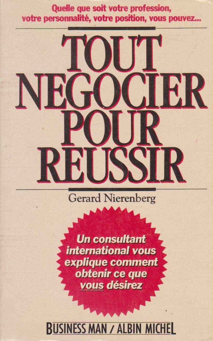 Tout négocier pour réussir book