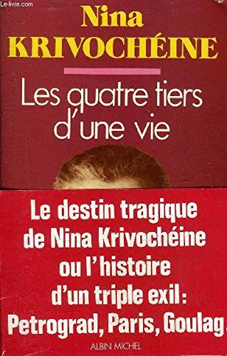 Les quatre tiers d'une vie book