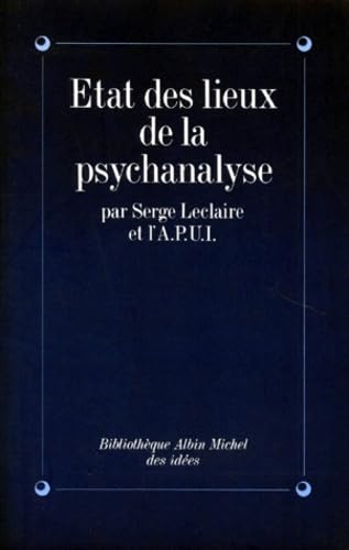 Etat des lieux de la psychanalyse book