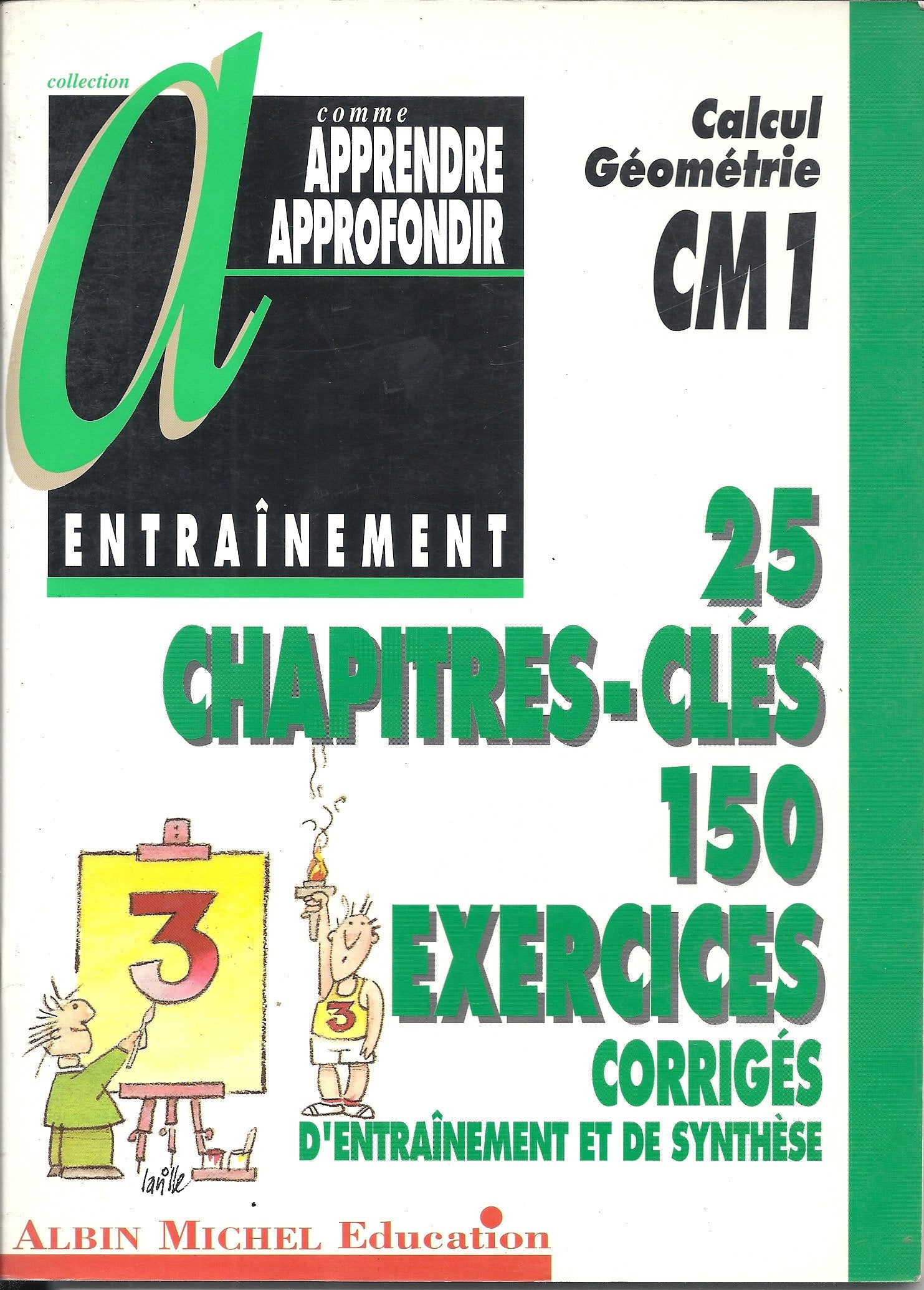 Calcul, géométrie : entraînement CM1 book