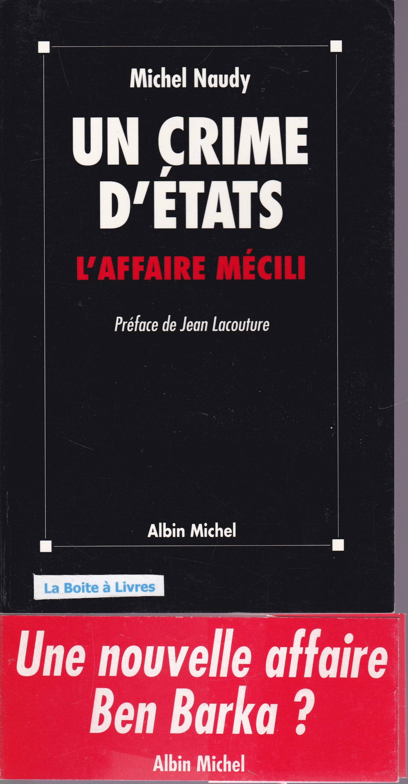 Un Crime d'Etats : l'affaire Mecili Books