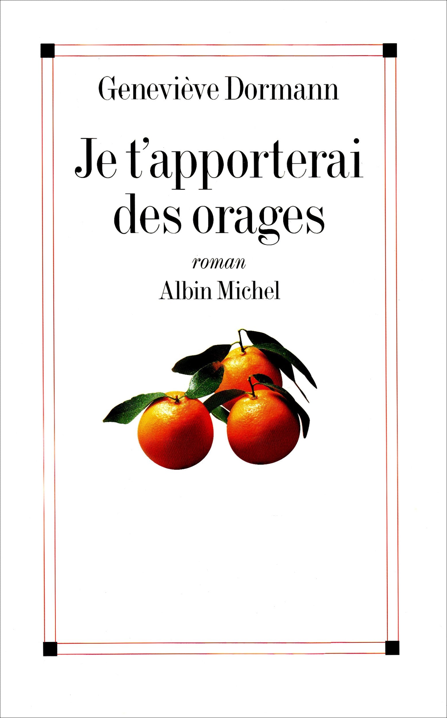 Je T'Apporterai Des Orages Contemporary literature