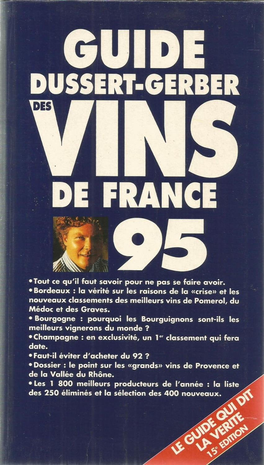 Guide Dussert Gerber des vins de France 1995 book