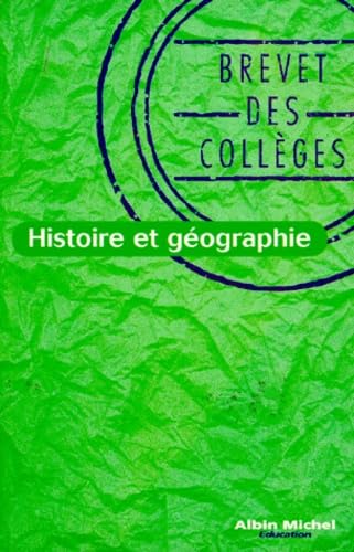 Histoire-Géographie, brevet des collèges book