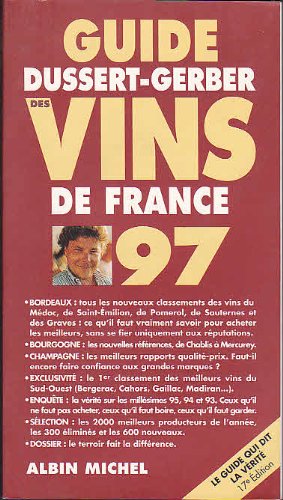 Guide des vins de France 1997 book