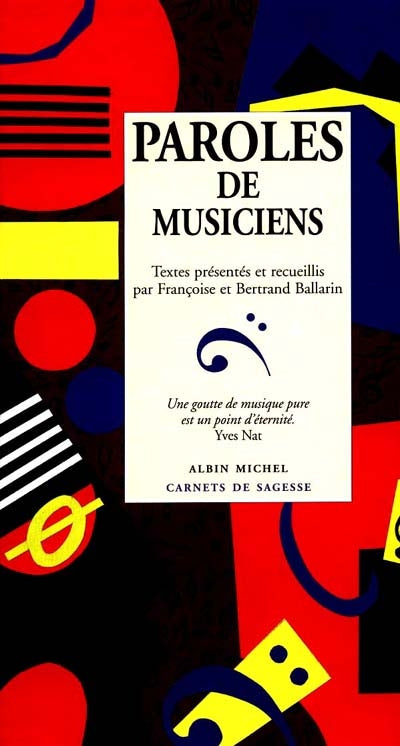 Product Image: Paroles de musiciens