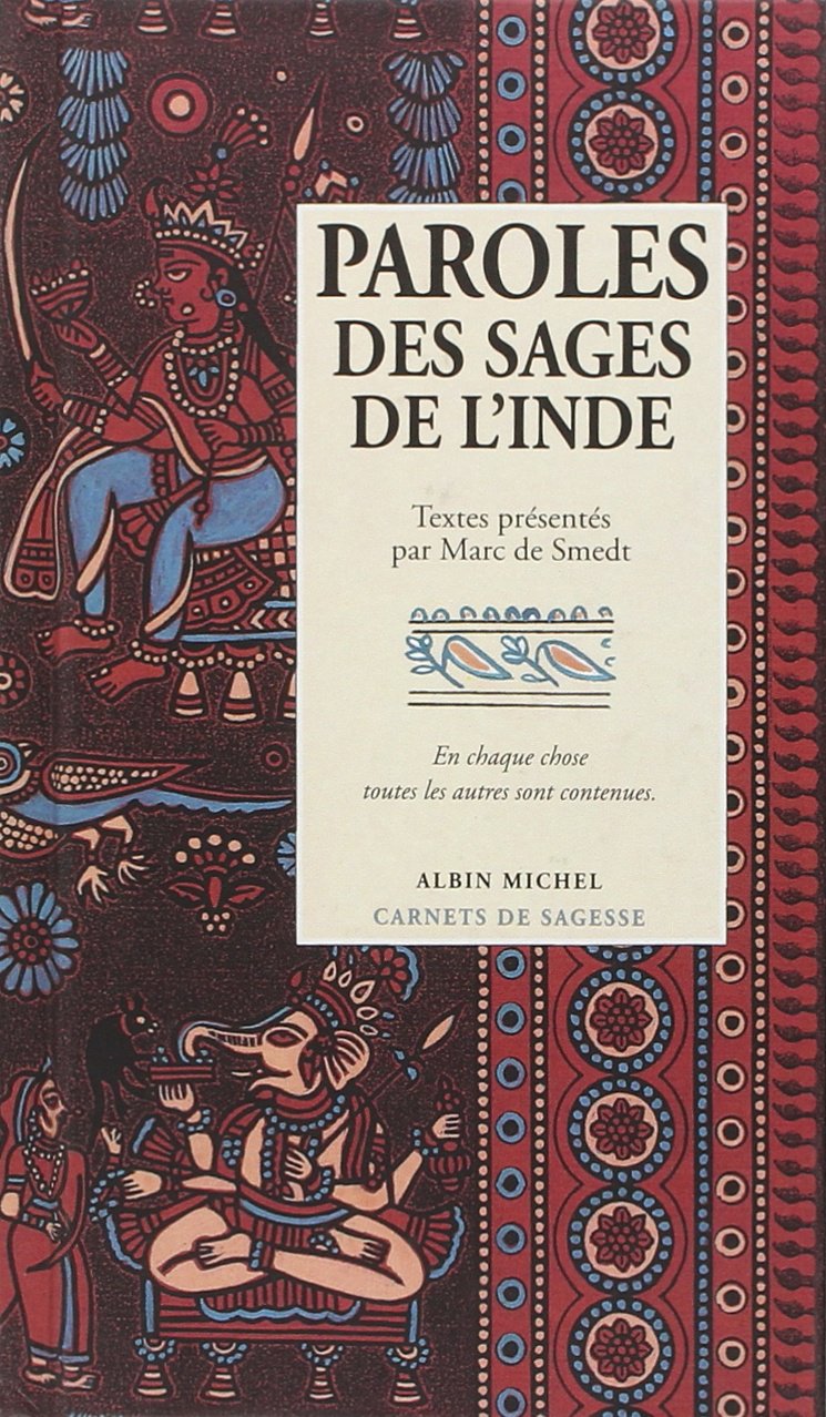 Paroles des sages de l'Inde book