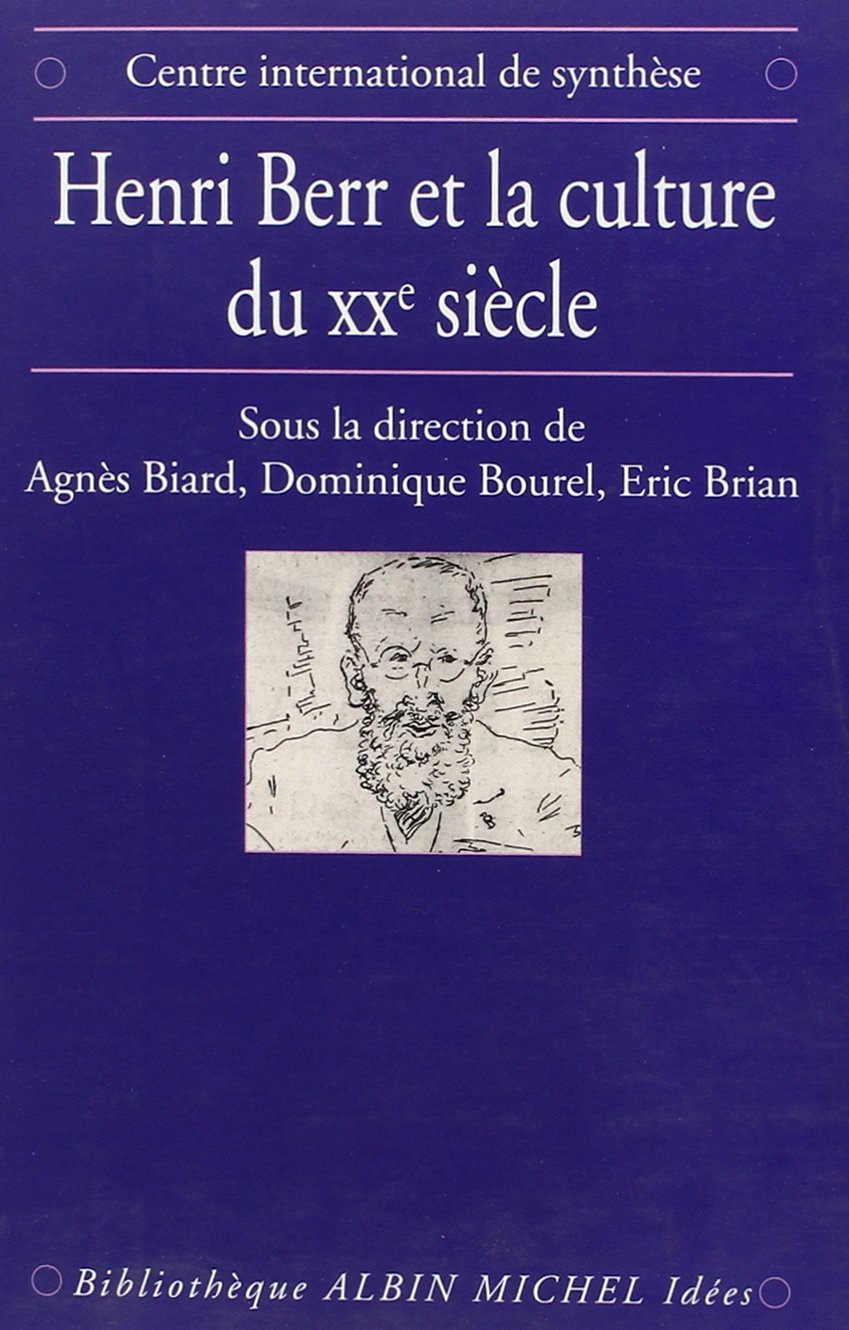 Henri Berr et la culture du XXe siècle book
