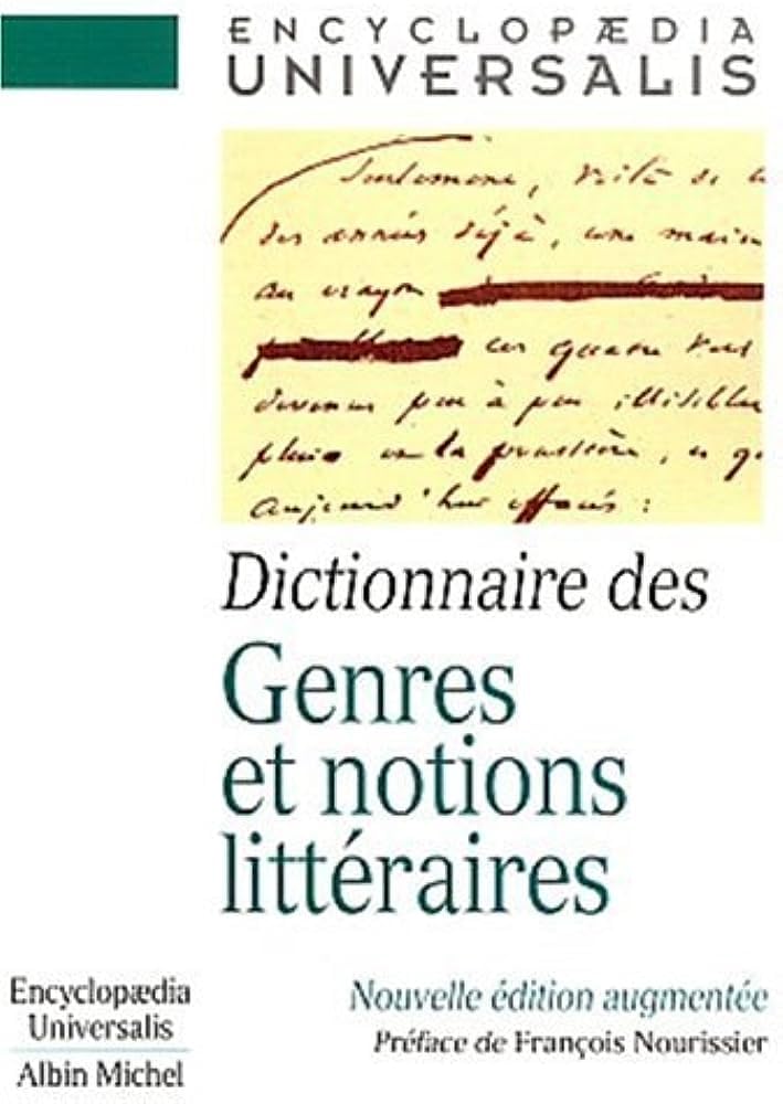 Dictionnaire des genres et notions littéraires book