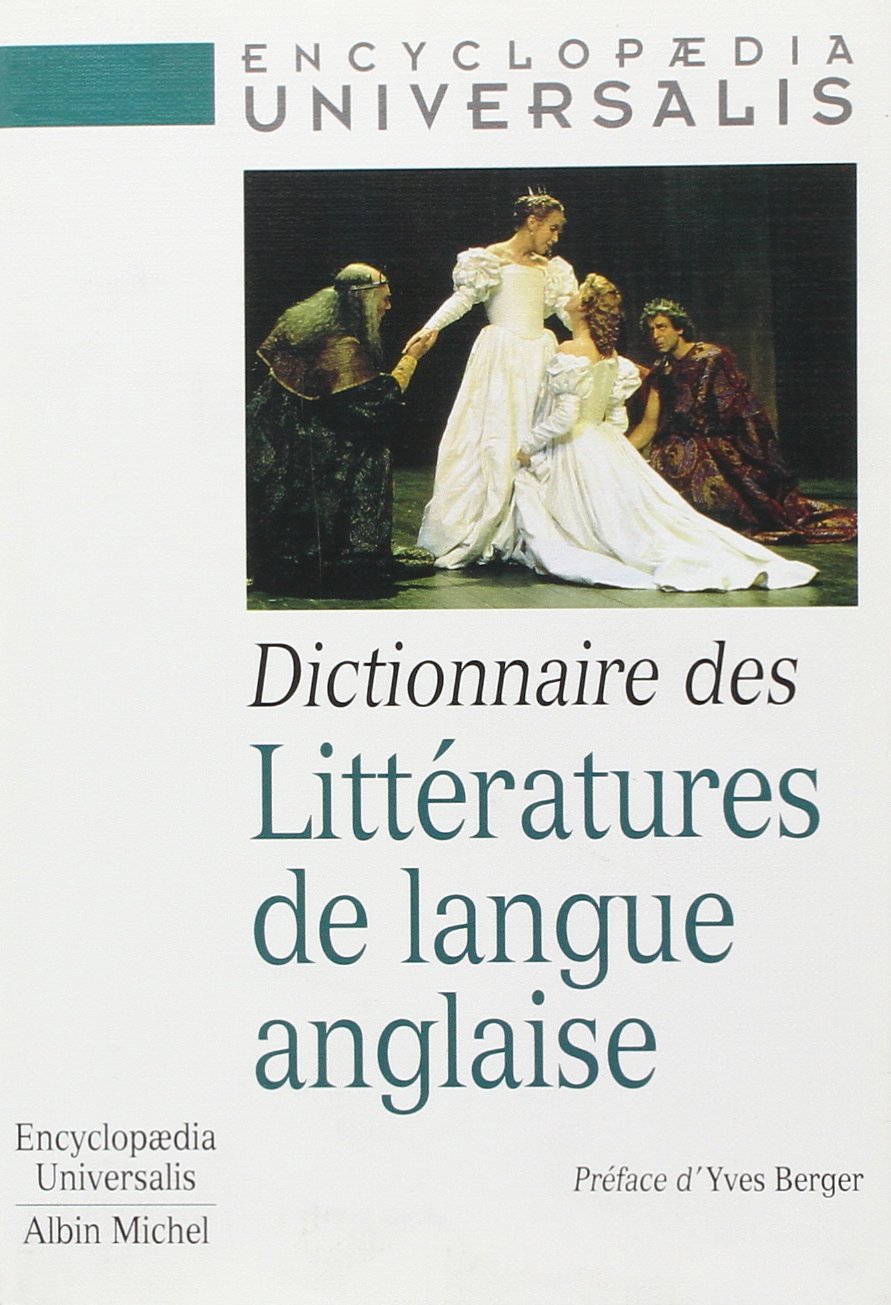 Dictionnaire des littératures de langue anglaise book