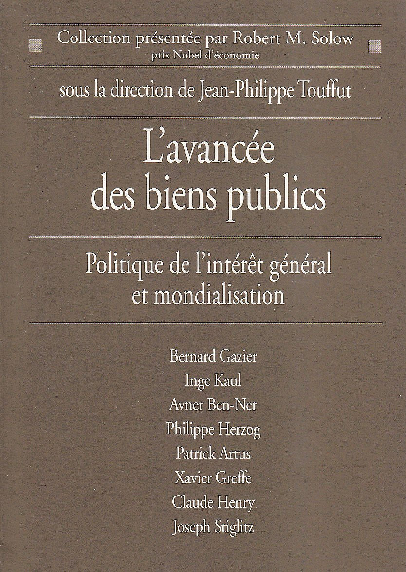 L'avancée des biens publics book