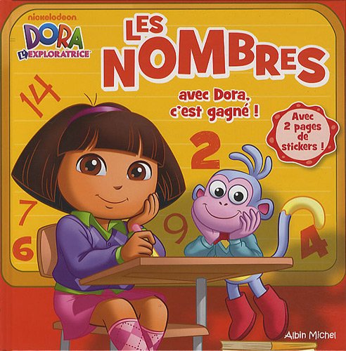 Les nombre avec Dora, c'est gagné ! - Imagier + Stickers Dora book
