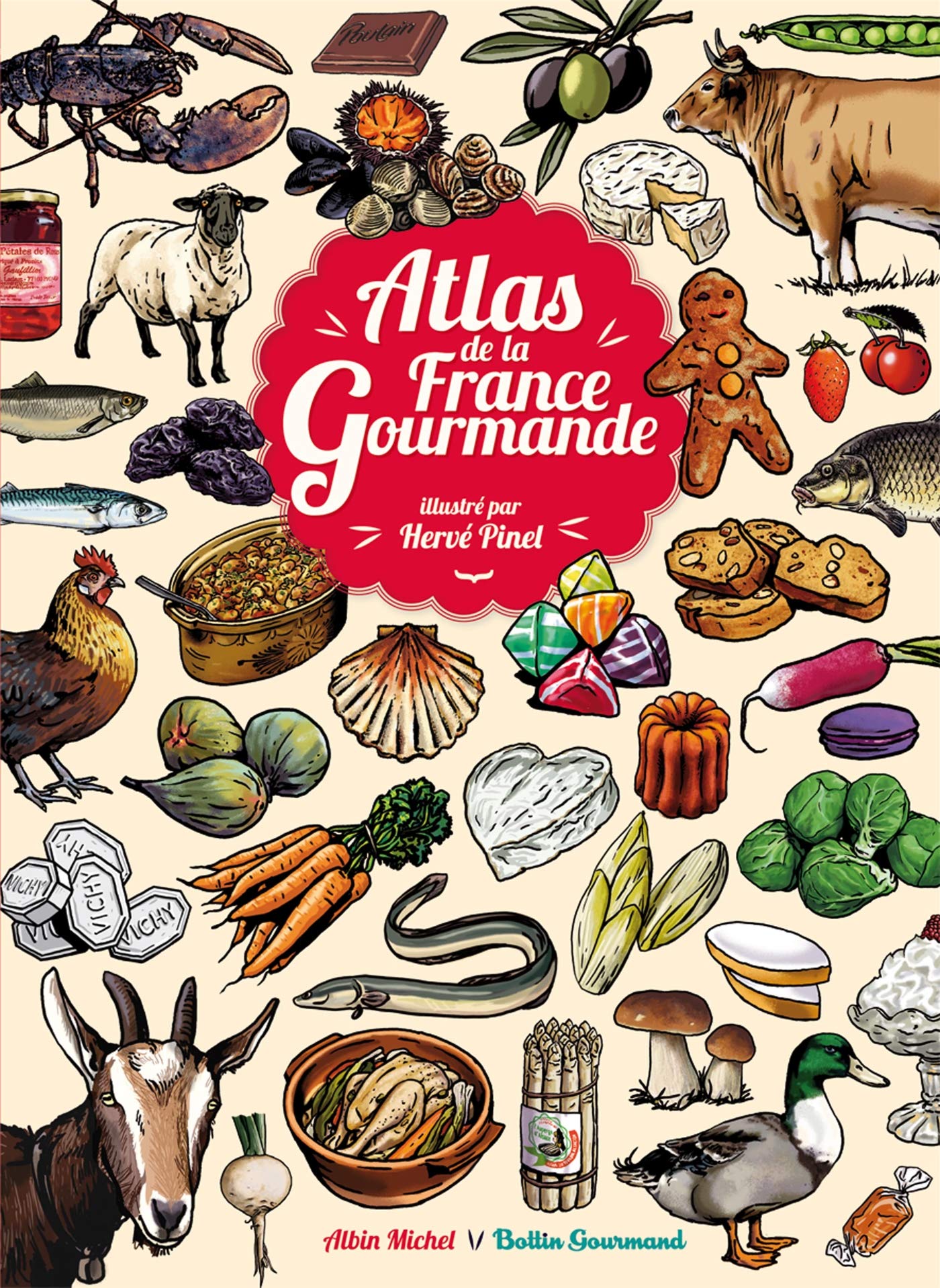 Atlas de la France gourmande Children's books