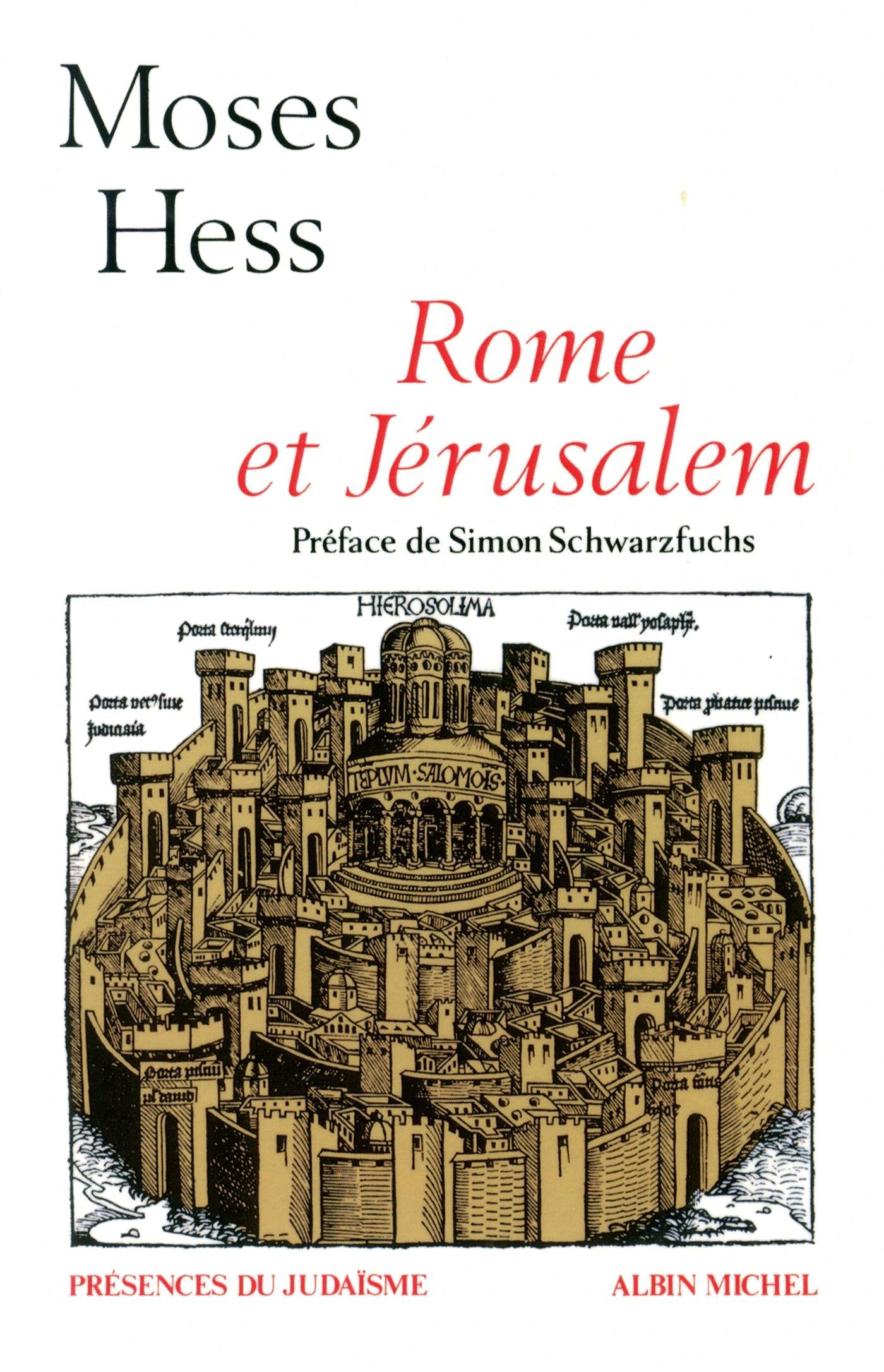 Rome et Jérusalem: La dernière question des nationalités, lettres et notes book