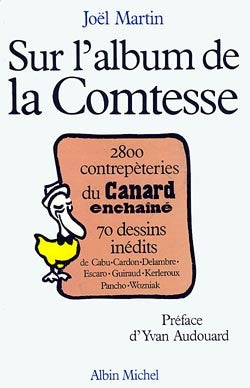 Sur l'album de la comtesse : 1979-1987 : 2.800 contrepèteries du Canard enchaîné Manga