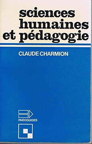 Sciences humaines et pédagogie book