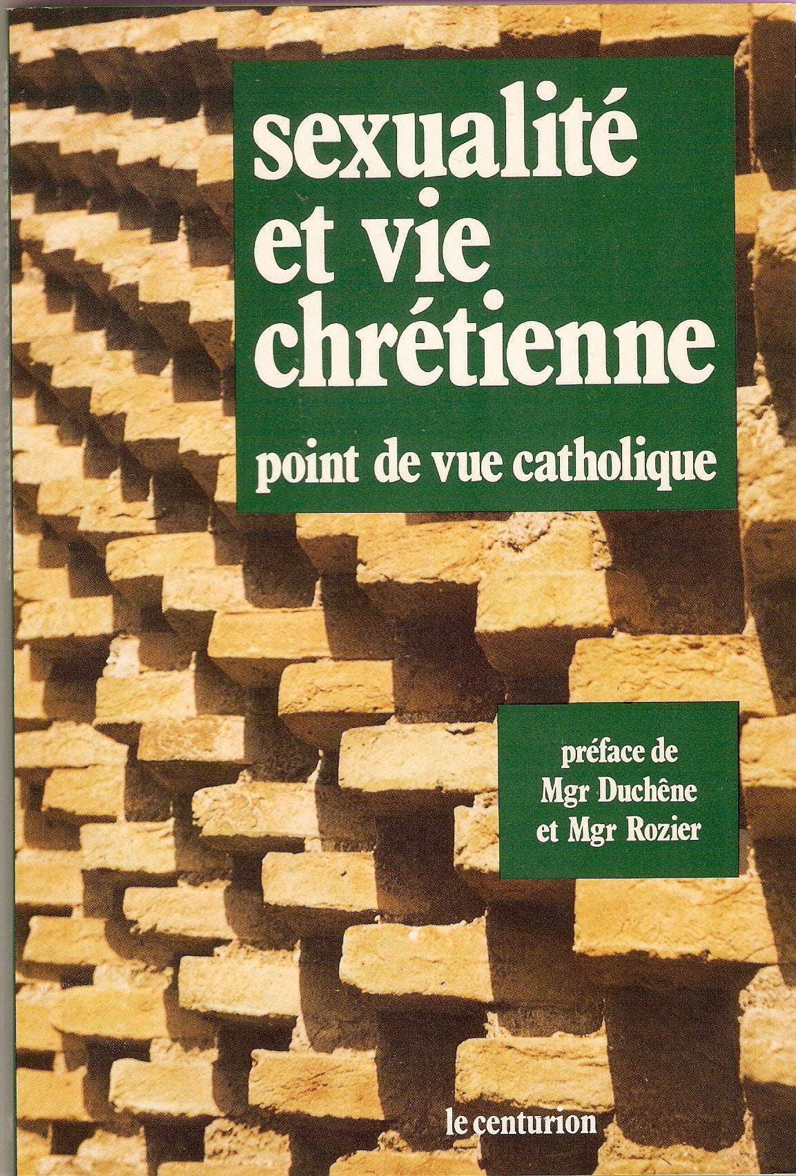 Sexualité et vie chrétienne, point de vue catholique Books