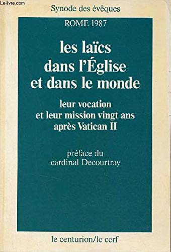 Synode des évêques, Rome 1987: Les Laïcs dans l'Eglise et dans le monde book