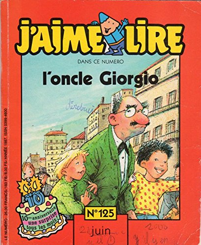 J'aime lire : L'oncle Giorgio book