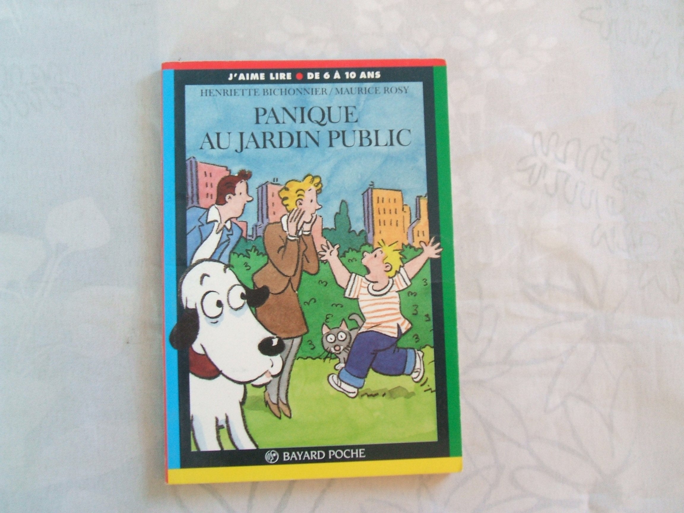 Panique Au Jardin Public Books