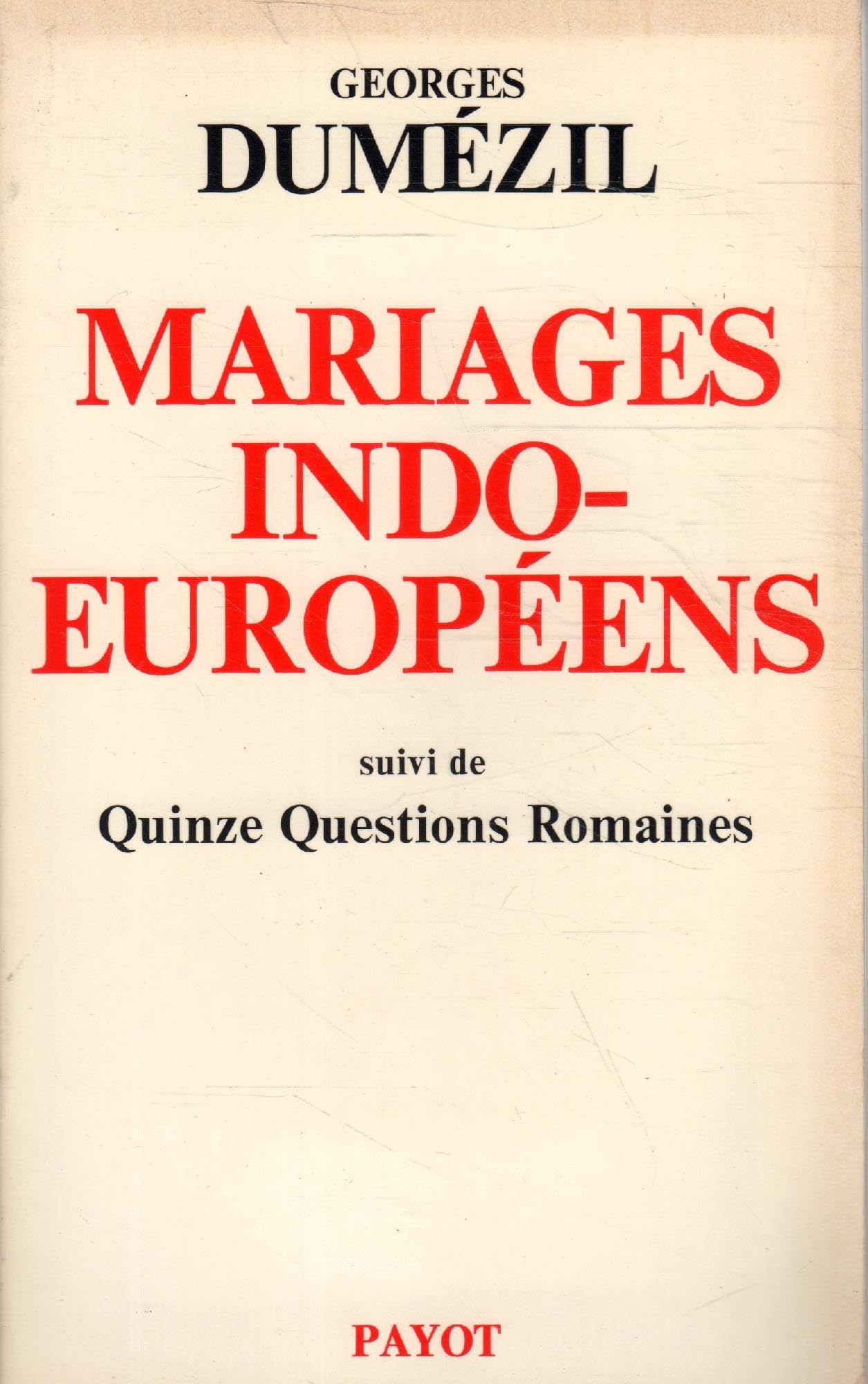 Mariages indo-européens Books