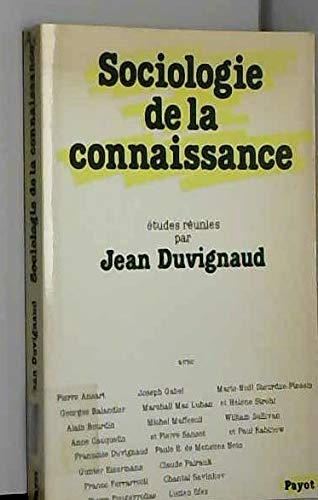Product Image: sociologie de la connaissance