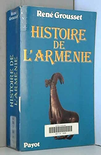 Histoire de l'Arménie des origines à 1071 book