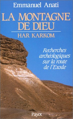 La Montagne de Dieu: Har Karkom, recherches archéologiques sur la route de l'Exode Books