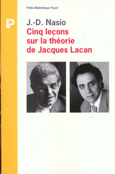 Cinq leçons sur la théorie de Jacques Lacan Social Sciences