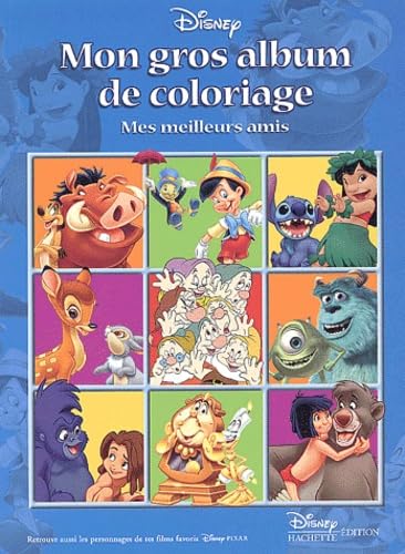 Mon gros album de coloriage: Mes meilleurs amis book