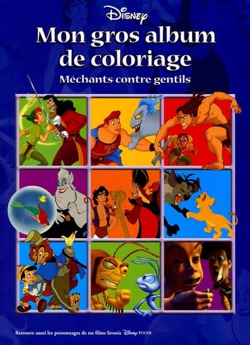 Mon gros album de coloriage: Méchants contre gentils Books