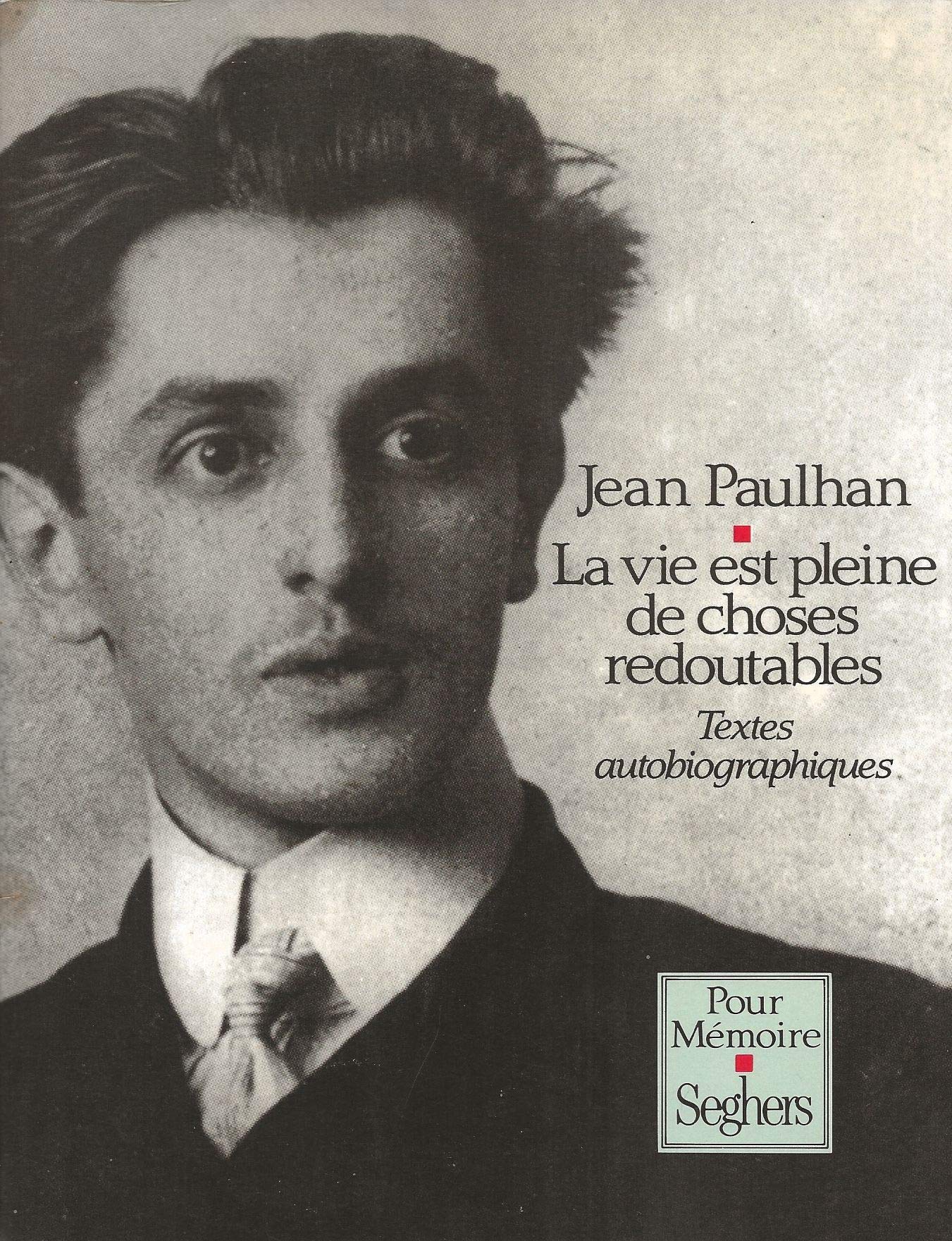 "La Vie est pleine de choses redoutables": Textes autobiographiques book