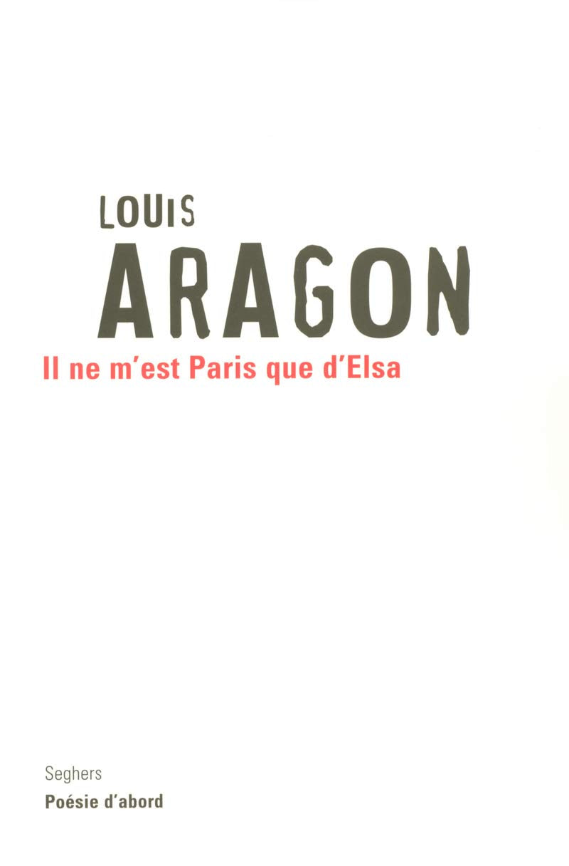 Il ne m'est Paris que d'Elsa - NE book