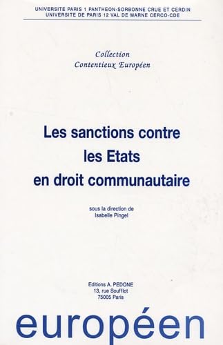 Sanctions contre les Etats en droit communautaire Books