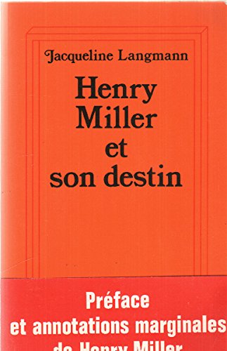 Henry Miller et son destin Classics