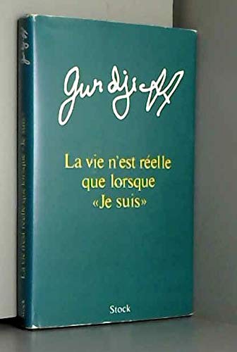 La vie n'est réelle que lorsque je suis book