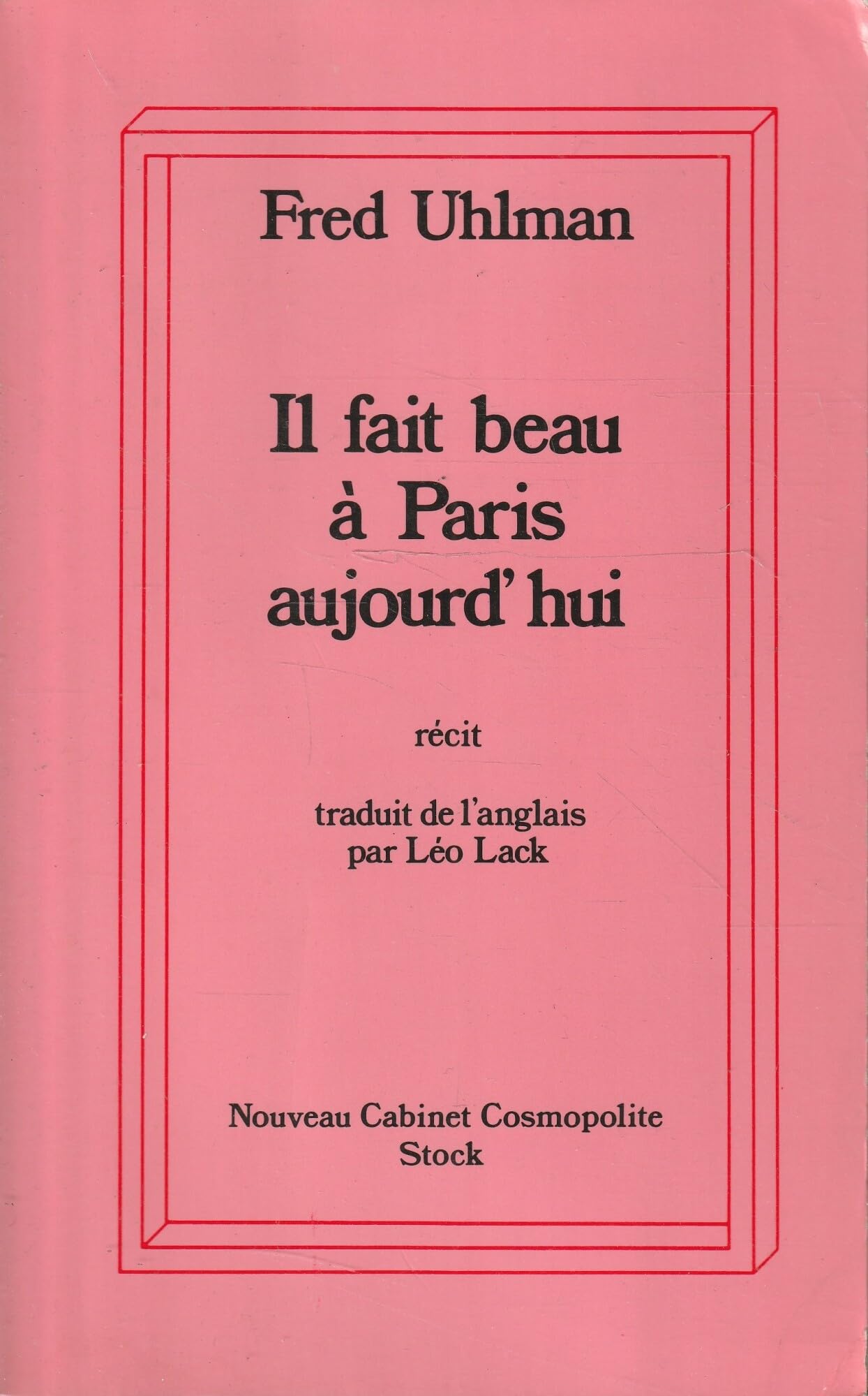 Il fait beau à Paris aujourd'hui Books