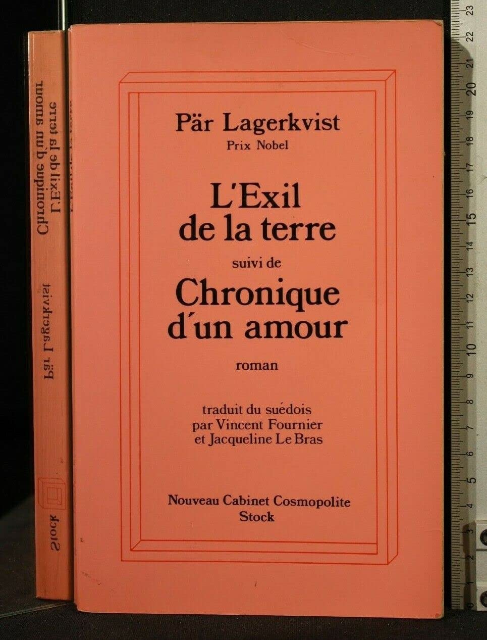 L'Exil de la terre. (suivi de) Chronique d'un amour: Romans Books