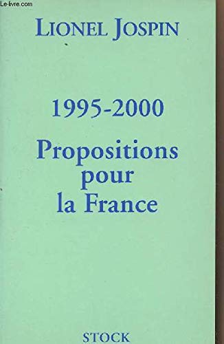 1995-2000: Propositions pour la France Books