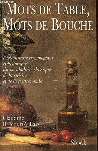 Mots de table, mots de bouche Books