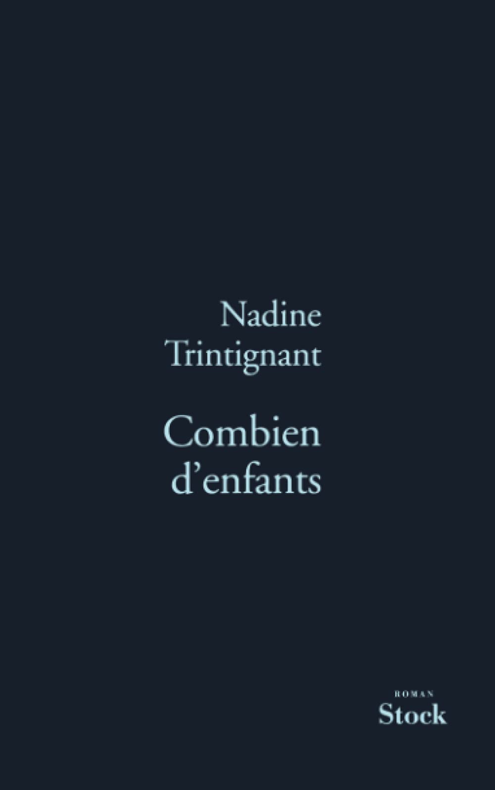 Combien d'enfants Contemporary literature